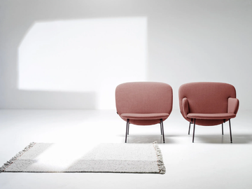 ALA - Upholstered fabric easy chair by La Cividina - view 3